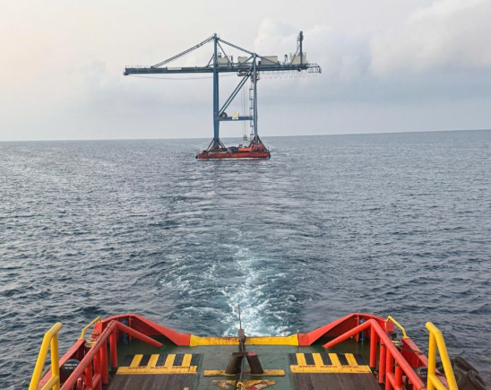 Trong tháng 5/2026, Công ty Cổ phần Tân Cảng Gantry đã tổ chức thực hiện thành công dự án vận chuyển cẩu bờ STS từ cảng Tân Cảng Hiệp Phước (TP. Hồ Chí Minh) đến cảng Tân Cảng 189 (Hải Phòng), điểm đến cuối cùng là Trung tâm Logistics Tân Cảng Lạch Huyện.